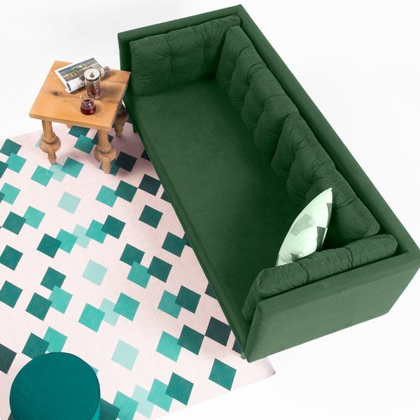 Žalia trijų vietų sofa Balcab Home Eva-image-1