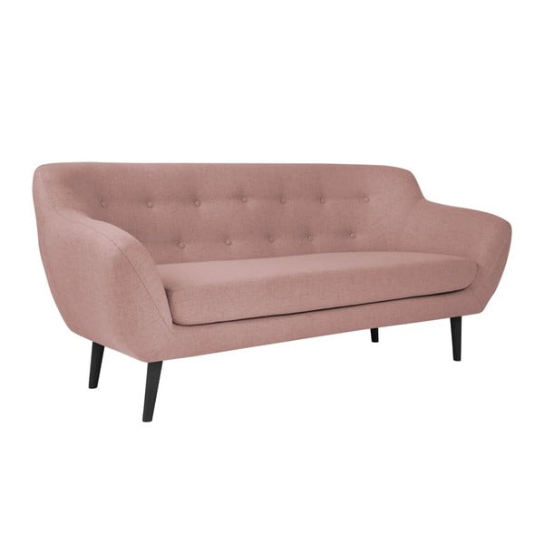 Rožinė sofa Mazzini Sofas Piemont, 188 cm