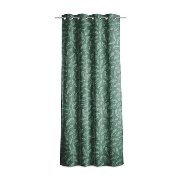 Žalios spalvos iš velveto užuolaida 140x250 cm Calm – Restilo-image-3