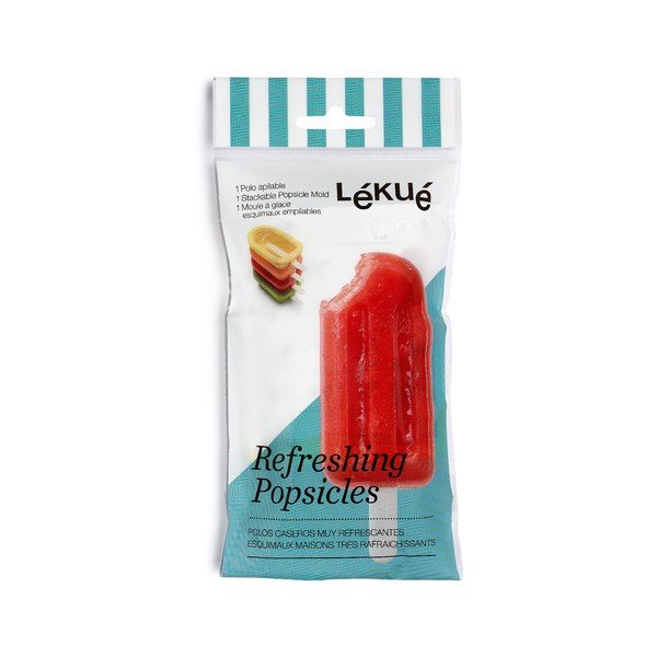 Geltonos spalvos silikoninė ledų forma Lékué-image-1