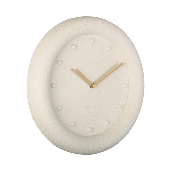 Kreminis sieninis laikrodis Karlsson Petra, ø 30 cm-image-2