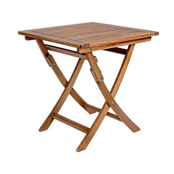 Iš akacijos masyvo sodo šoninis staliukas 70x70 cm Noemi – Bizzotto