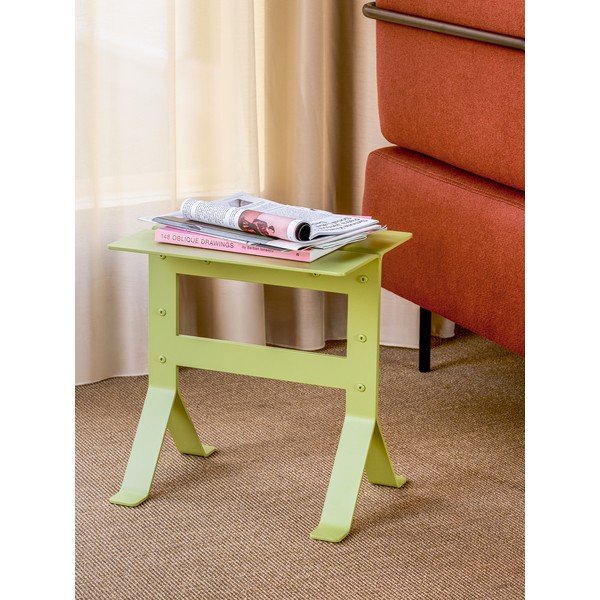Iš metalo šoninis stalas 30x40 cm Fold – Hübsch-image-2
