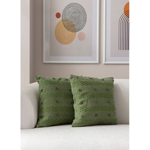 Dekoratyviniai pagalvių užvalkalai 2 vnt. 43x43 cm Tuffet – Mioli Decor-image-3