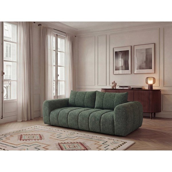 Tamsiai žalios spalvos sofa 242 cm Nesty – Bobochic Paris-image-1