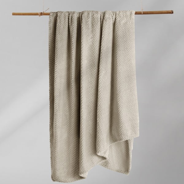 Šviesiai rudos spalvos pledas iš mikropluošto DecoKing Henry, 170 x 210 cm-image-3