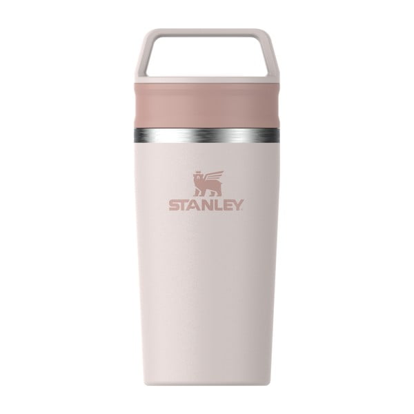 Šviesiai rožinės spalvos iš nerūdijančio plieno termo puodelis 350 ml Café-To-Go Rose Quartz – Stanley