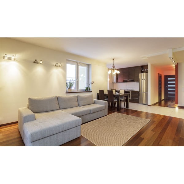 Šviesiai ruda lauko kiliminė danga Floorita Plain, 133 x 190 cm-image-1