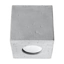 Pilkos spalvos taškinis šviestuvas 10x10 cm Geo – Sollux