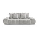 Šviesiai pilkos spalvos iš šenilinio audinio sofa 278 cm Everest – Bobochic Paris