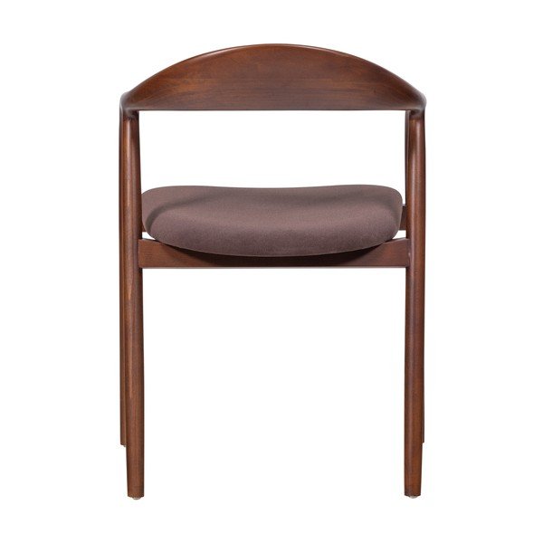 Rudos spalvos iš buko masyvo valgomojo kėdė su porankiais Bran – WOOOD-image-4