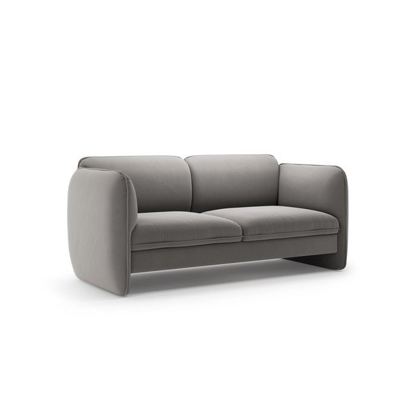 Tamsiai pilkos spalvos sofa iš velveto 168 cm Georgia – Micadoni -image-2