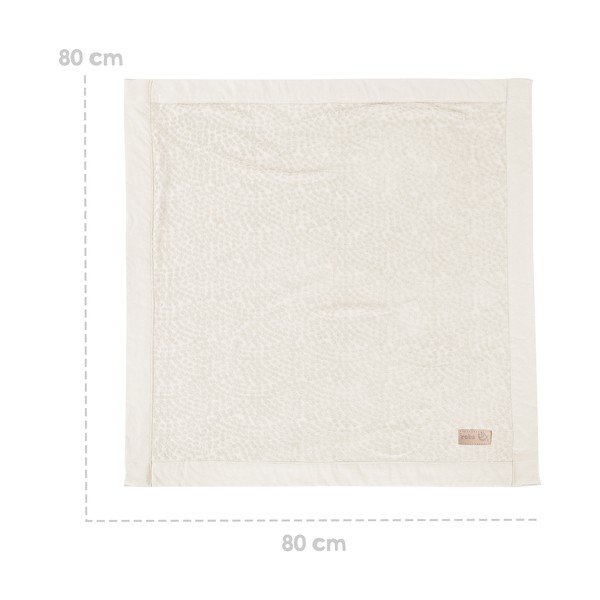 Vaikiškas pledas kreminės spalvos 80x80 cm Seashells – Roba-image-3