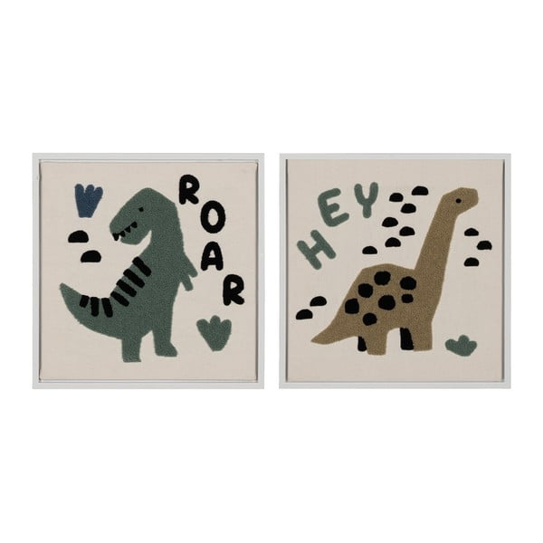 Vaikiški paveikslai 2 vnt. 30x30 cm Relief – Ixia