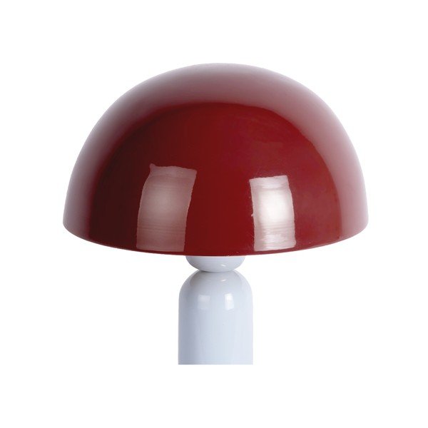 Bordo spalvos/šviesiai mėlynos spalvos iš metalo stalinis šviestuvas (aukštis 30 cm) Firenze round – Leitmotiv-image-2