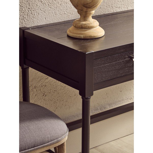 Iš pušies masyvo rašomasis stalas 48x107 cm Heritage – Premier Housewares-image-3
