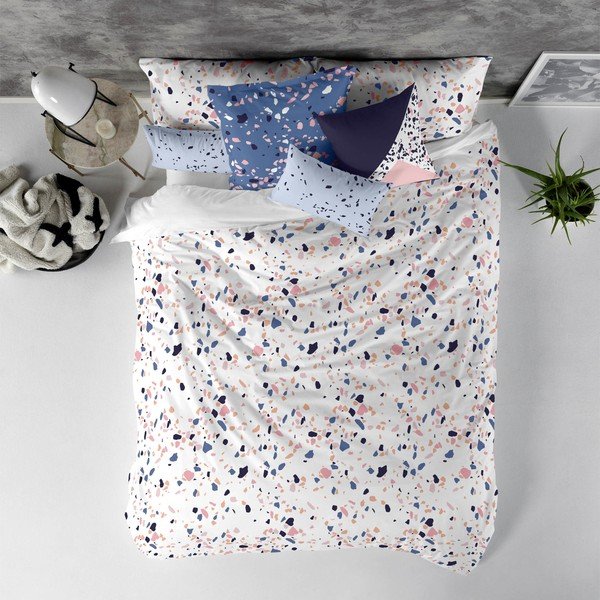 Medvilninis antklodės užvalkalas Blanc Terrazzo, 140 x 200 cm-image-2