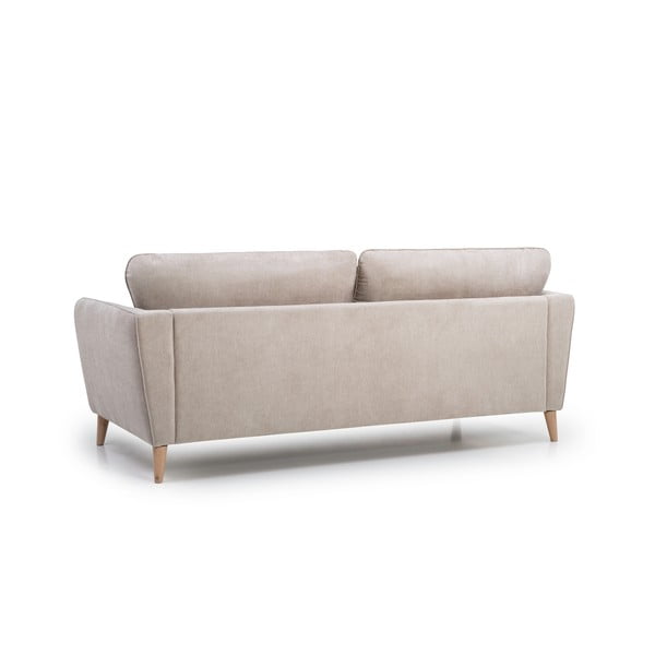 Smėlio spalvos sofa Scandic Paris, 206 cm-image-3