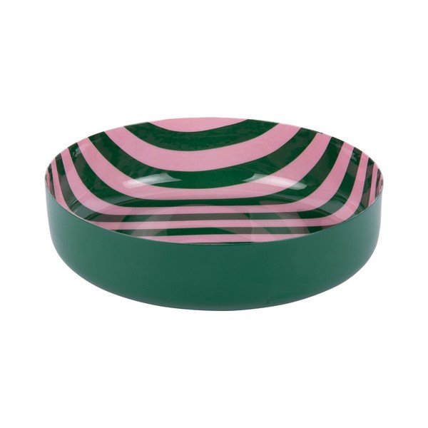 Žalios spalvos/šviesiai rožinės spalvos iš geležies mažas dubuo Animado – PT LIVING