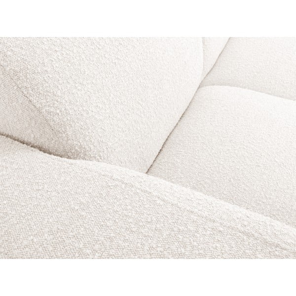 Iš boucle kampinė sofa baltos spalvos (kintama/„L“ formos) Molino – Micadoni Home-image-3