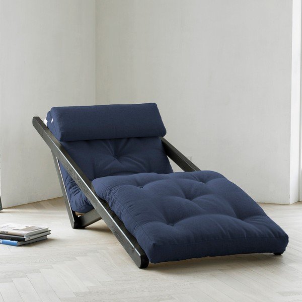 "Karup Figo" poilsio kėdė, Venge/Navy, 70 cm-image-2