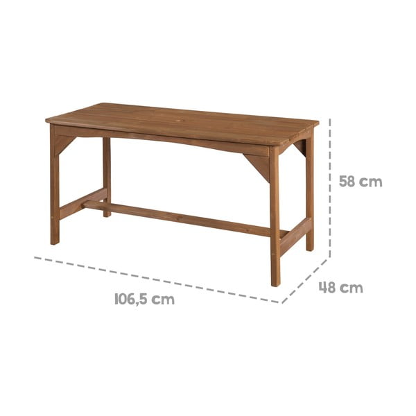 Vaikiškas sodo baldų komplektas 4 vnt. Outdoor + – Roba-image-4