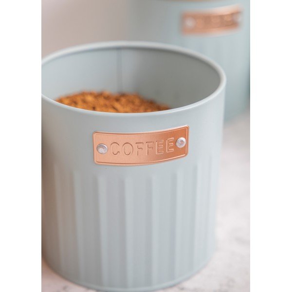 Iš plieno maisto laikymo indai 3 vnt. kavai/arbatai – Kitchen Craft-image-1