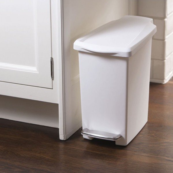 Balta pedalų dėžė simplehuman Gigi, 10 l-image-1