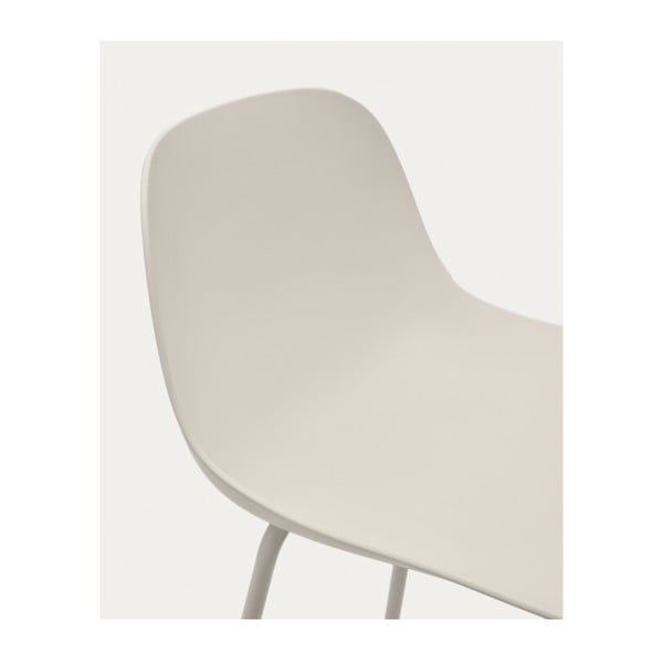 Kreminės spalvos baro taburetė (sėdynės aukštis 74 cm) Altea – Kave Home-image-1