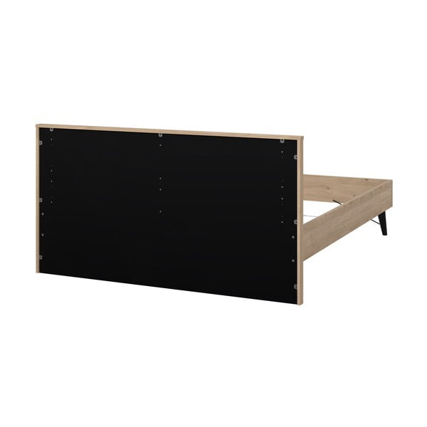 Dvigulė lova natūralios spalvos be grotelių 160x200 cm Ry – Tvilum-image-2