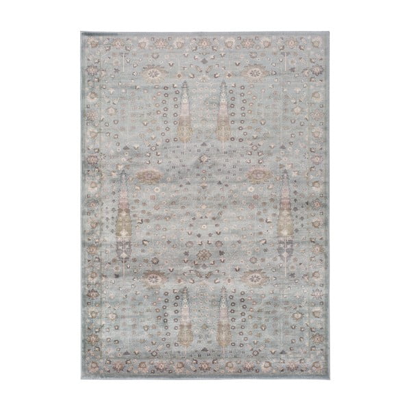Pilkas viskozės kilimas Universal Lara Ornament, 160 x 230 cm
