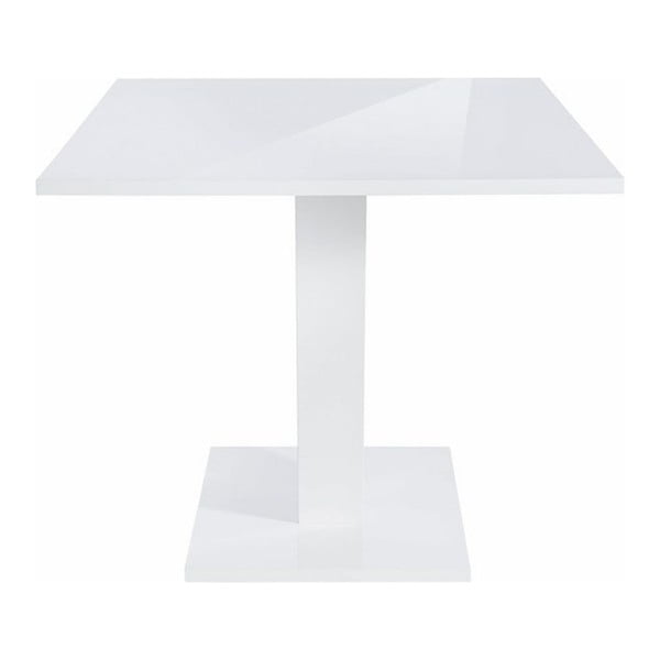 Blizgus baltas valgomojo stalas "Støraa Allen", 90 x 140 cm-image-1