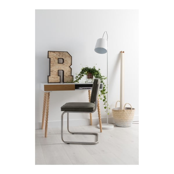 Baltas grindų šviestuvas Zuiver Buckle Head-image-3