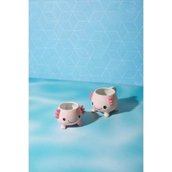 Šviesiai rožinės spalvos puodelis Axolotl – Sass & Belle-image-1