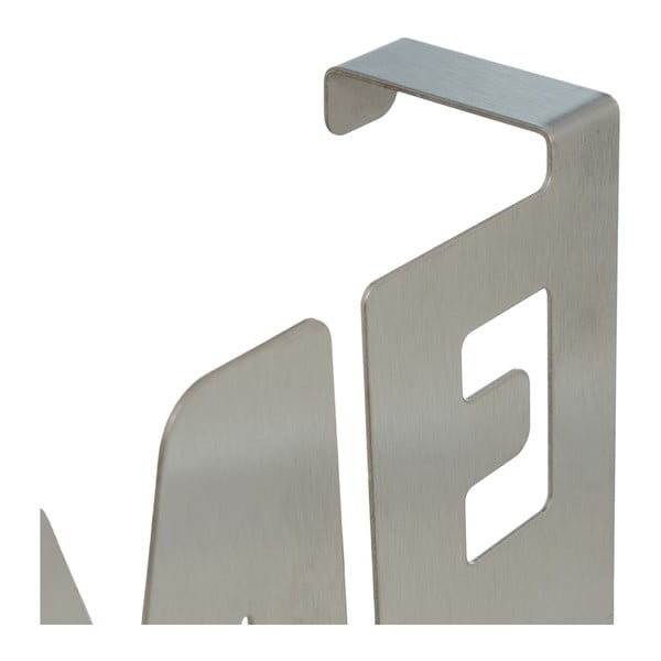 Durų pakaba iš metalo matinės sidabrinės spalvos 32 cm Home – Casa Selección-image-2