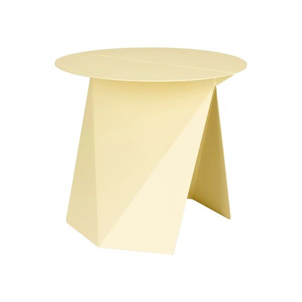 Iš metalo apvalios formos šoninis stalas 45x46 cm Foldy – Zuiver-image-2