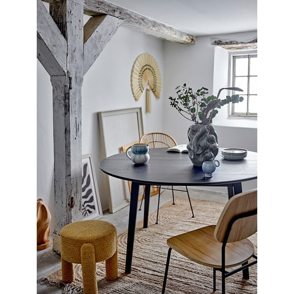 Ochros spalvos iš audinio taburetė Bruno – Bloomingville-image-2