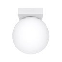 Lubinis šviestuvas baltos spalvos ø 12 cm su stiklo gaubtu Umerta – Sollux