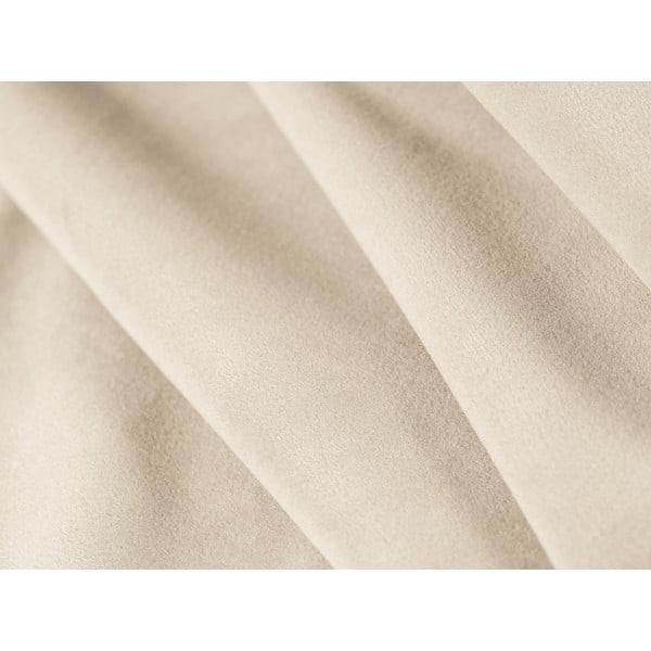 Iš velveto taburetė smėlio spalvos Jodie – Micadoni Home-image-1