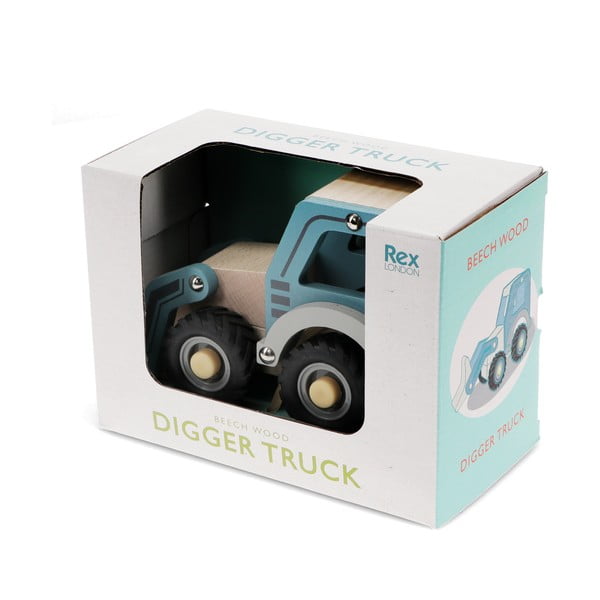 Traktorius iš medienos Digger Truck – Rex London-image-4