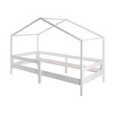 Naminė vaikiška lova baltos spalvos 90x200 cm – Roba
