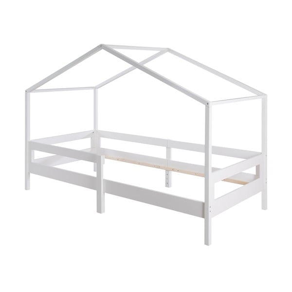 Naminė vaikiška lova baltos spalvos 90x200 cm – Roba