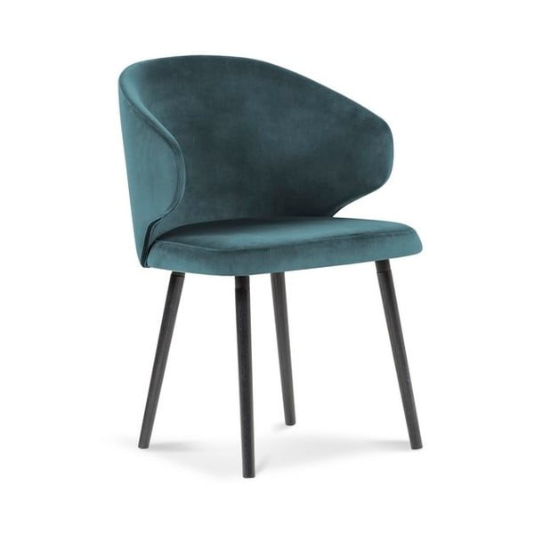 Smaragdo spalvos valgomojo kėdė su aksomo apmušalais Windsor & Co Sofos Nemesis