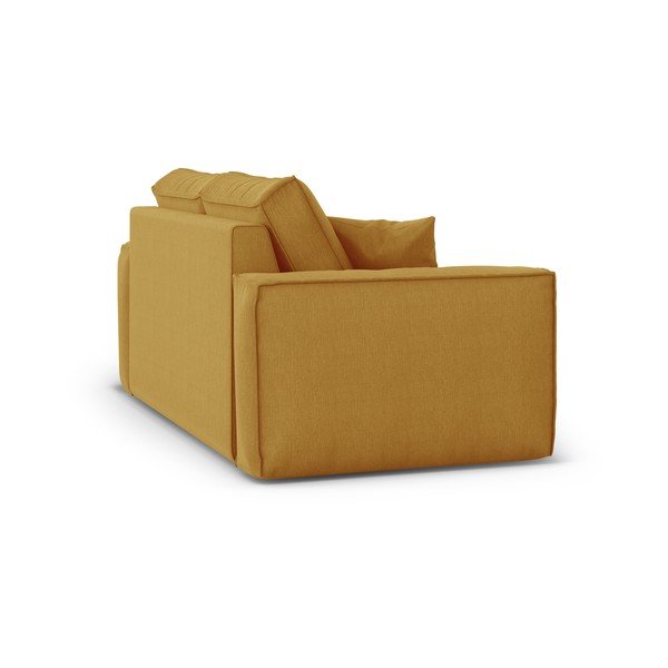 Geltonos spalvos sofa "Cosmopolitan Design Miami", 180 cm-image-3