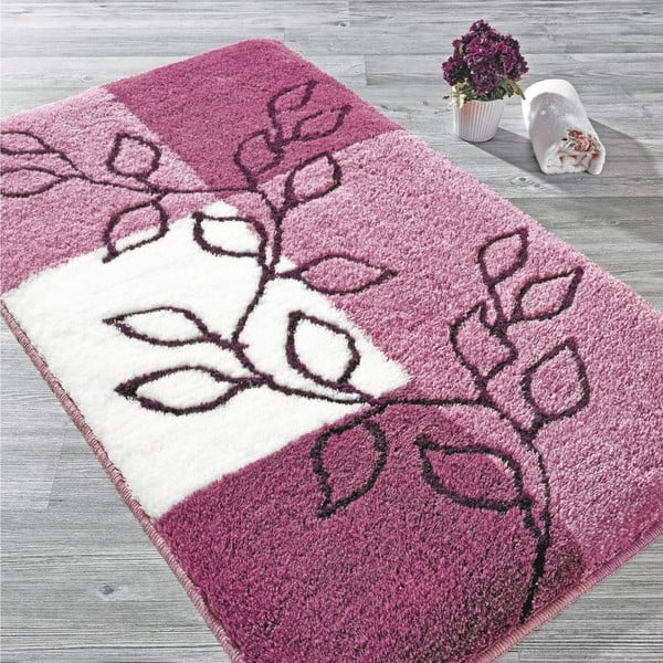 Rožinis vonios kilimėlis Confetti Bathmats Lagina, 70 x 120 cm