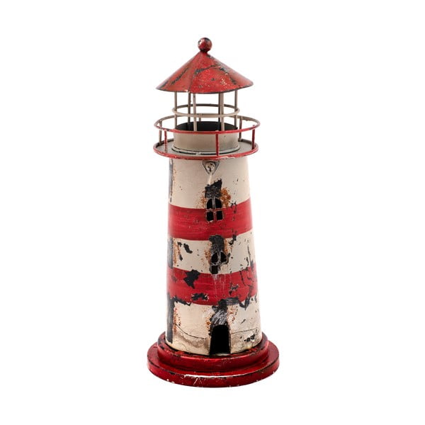 23 cm aukščio žvakidė "Red Dakls Lighthouse