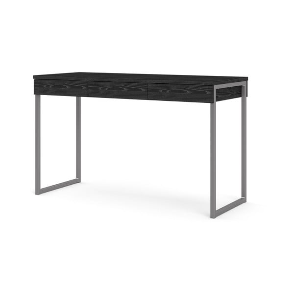 Juodas darbo stalas Tvilum Function Plus, 126 x 52 cm-image-2
