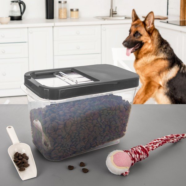 Iš plastiko daiktadėžė su dangčiu 35x20x23 cm Slop – Orion-image-2