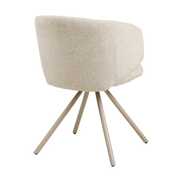 Smėlio spalvos iš audinio valgomojo kėdė Fulham – House Nordic-image-4