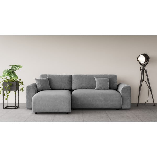 Sulankstoma kampinė sofa pilkos spalvos (kintama) Lorine – Ropez-image-1